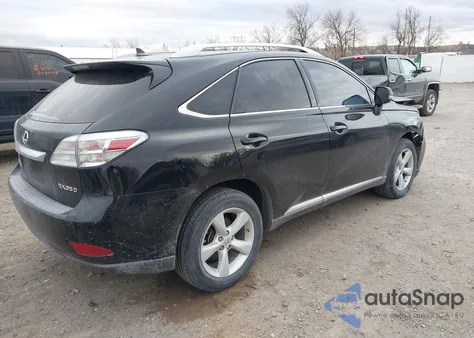 2010 Lexus Rx 350 from USA, damaged, VIN 2T2BK1BA7AC067731